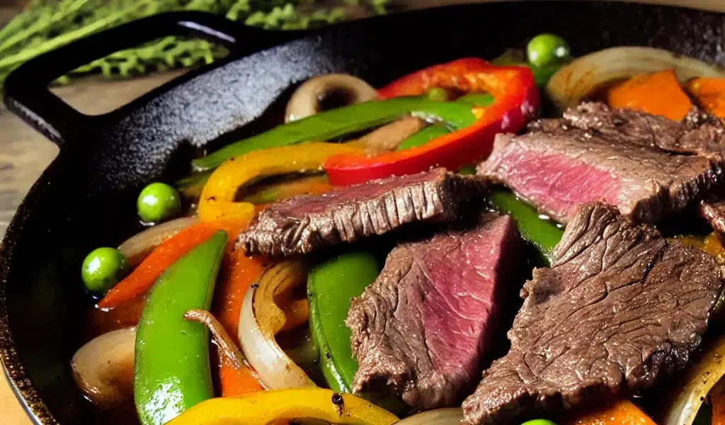 elk stir fry